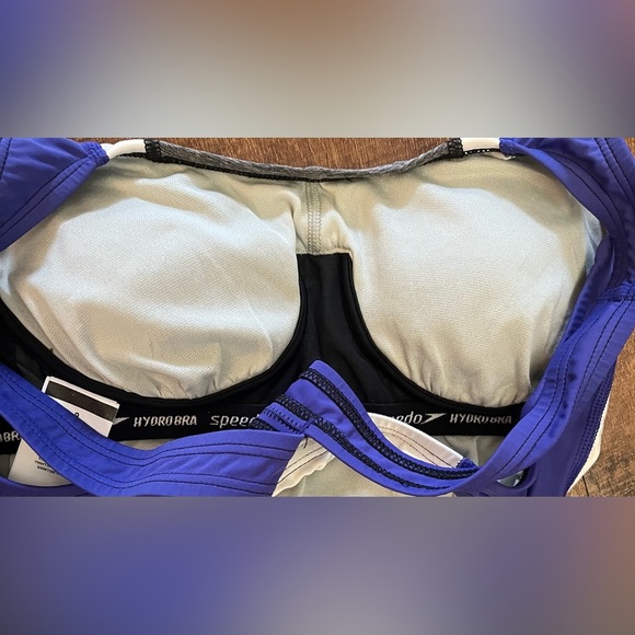 Speedo Womens one 1 piece bathing swim suit sz 6 hydrobra - Picture 8 of 9